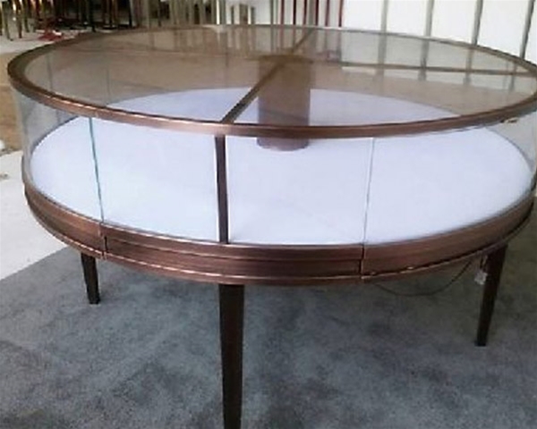 圓形不銹鋼展柜