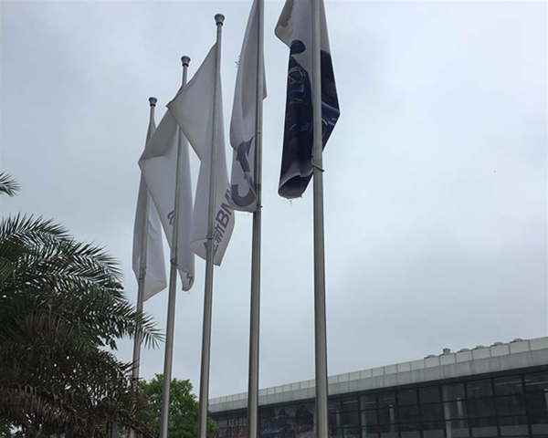 4s店用不銹鋼旗桿